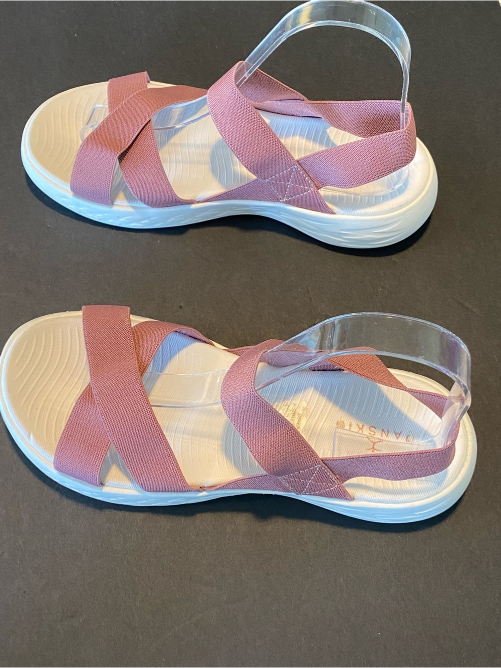 Danskin Loyal Women's Slip-On Athletic Sandal Rose Mauve Pink